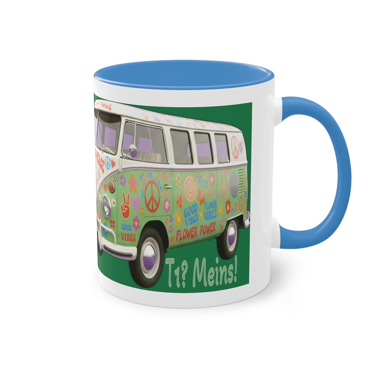 VW Bulli T1 grün - Tasse