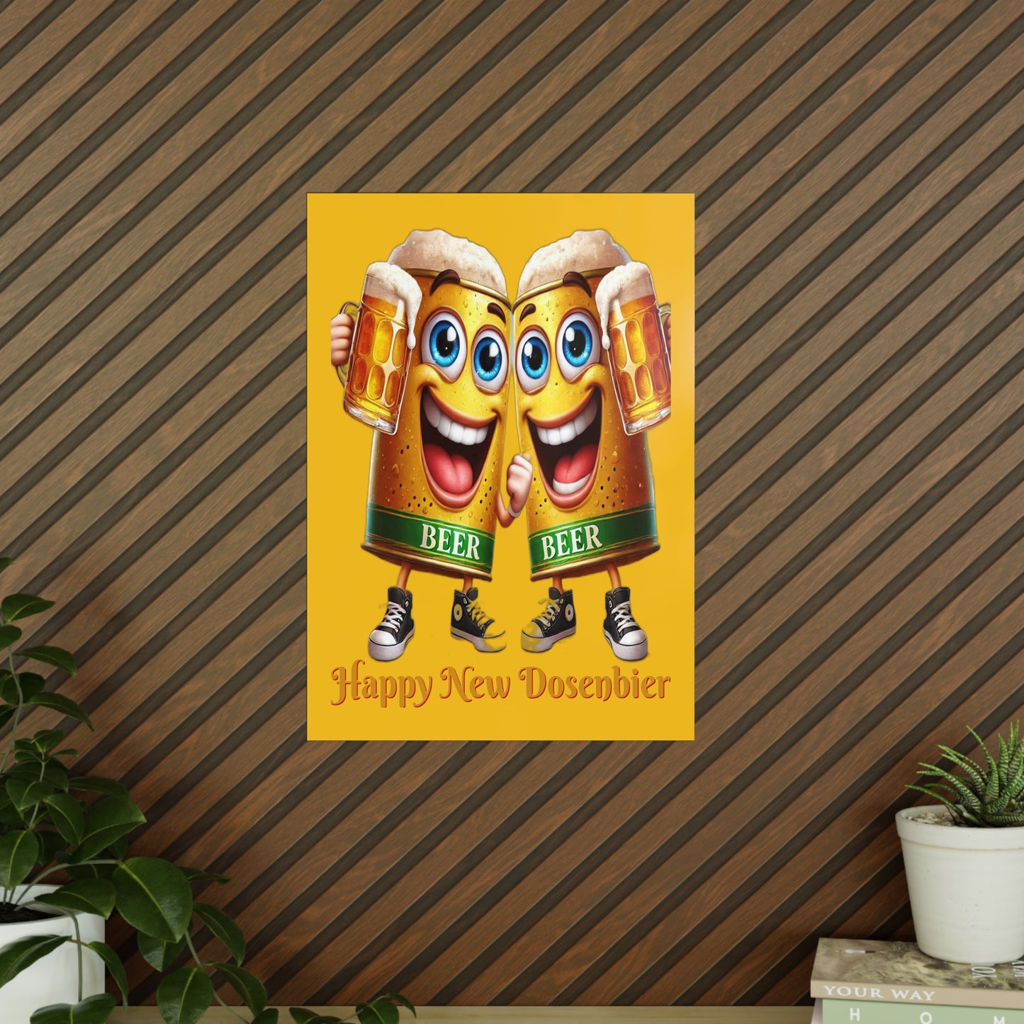 Happy New (Dosen-) Bier - Poster