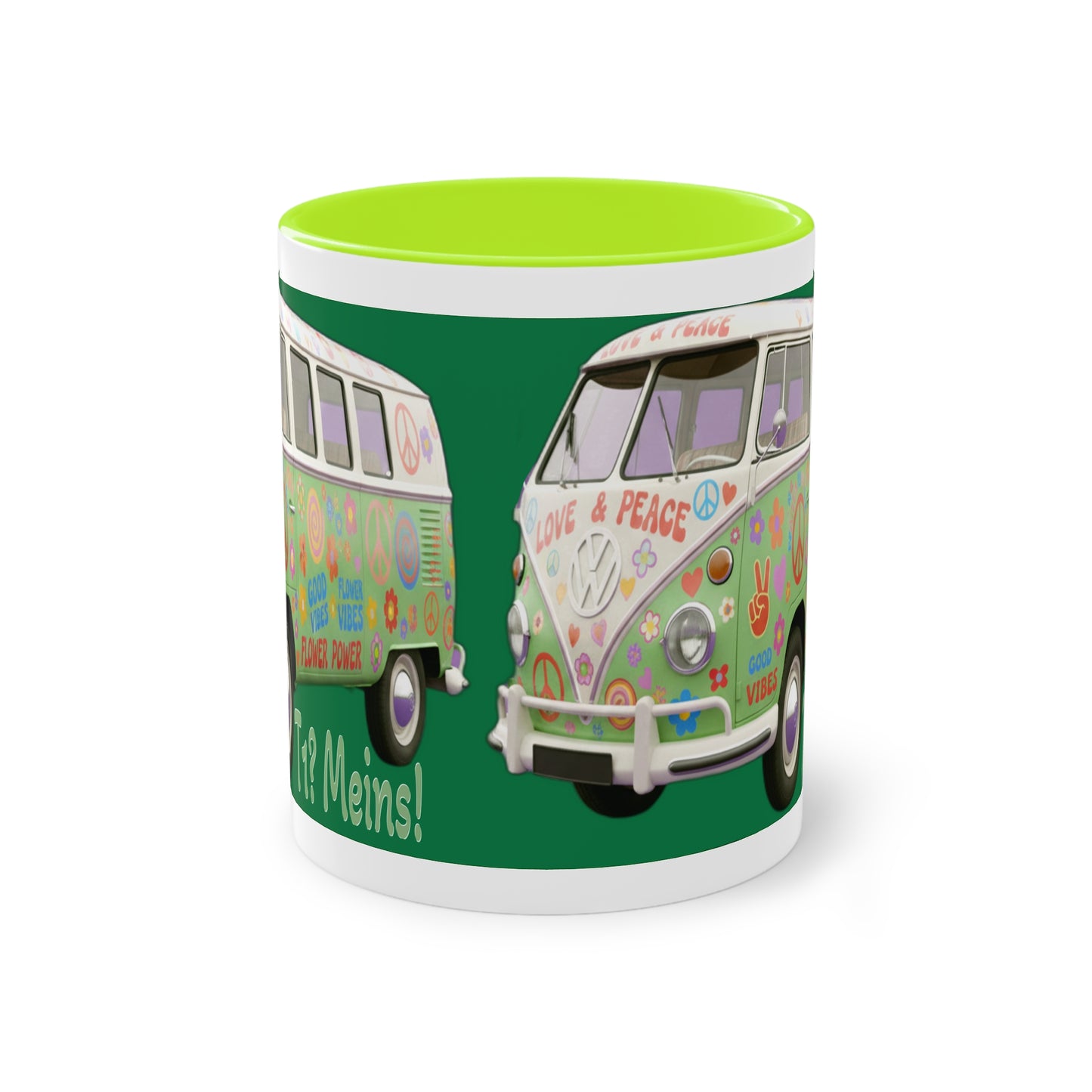 VW Bulli T1 grün - Tasse