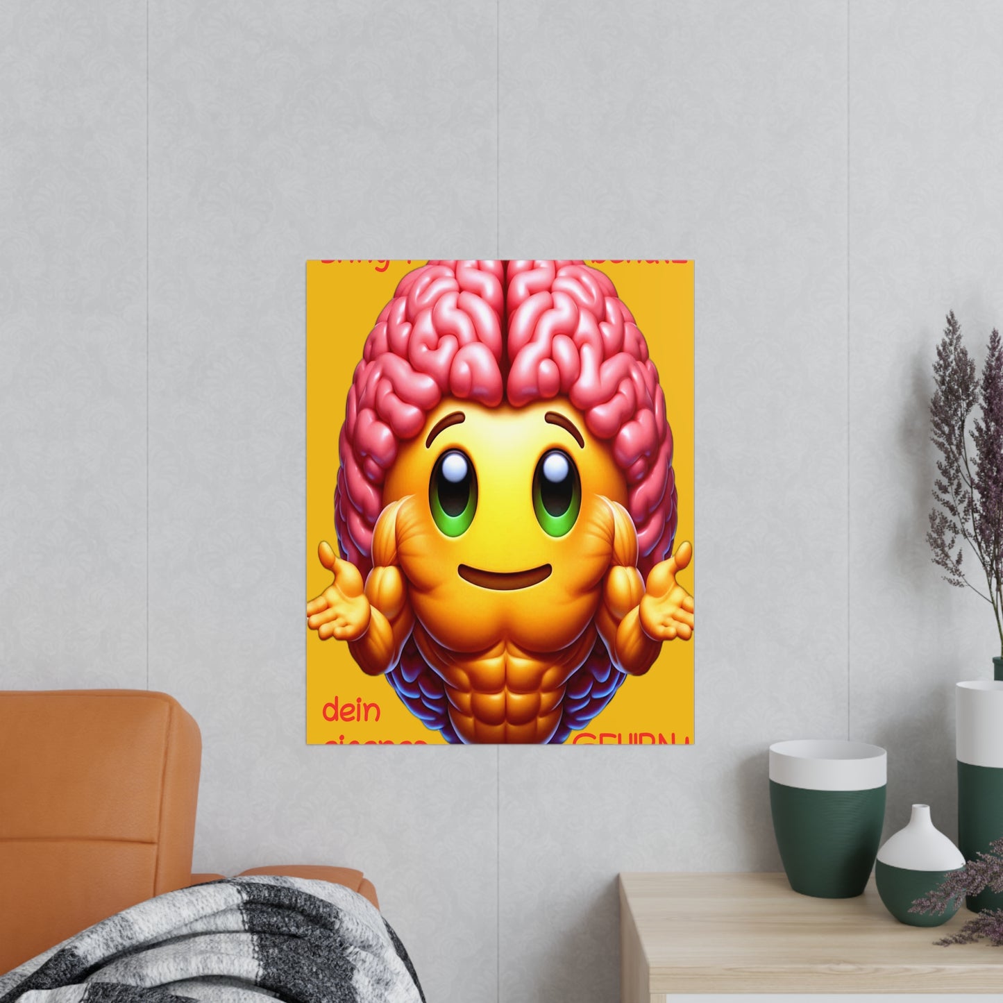 Bring+Benutz dein Gehirn! - Portrait Poster