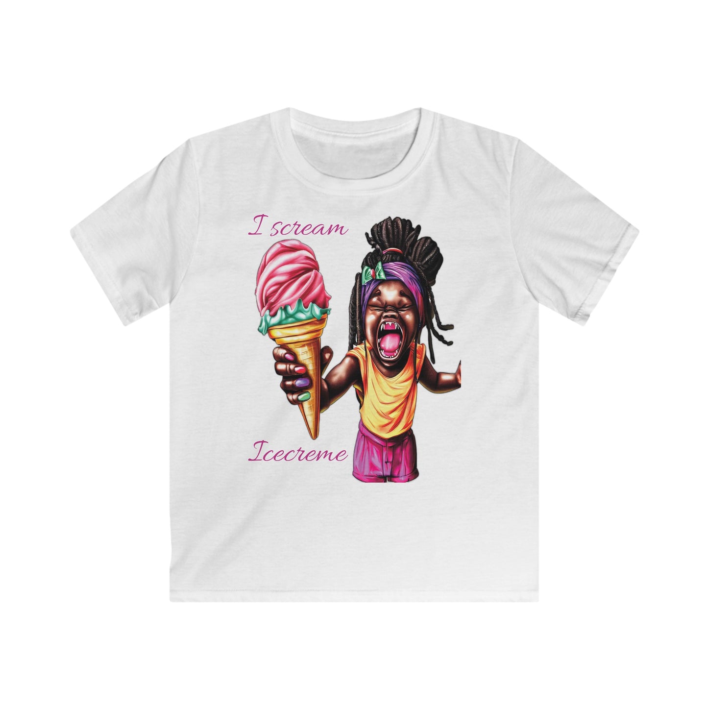 I scream Icecreme - Kids T-Shirt