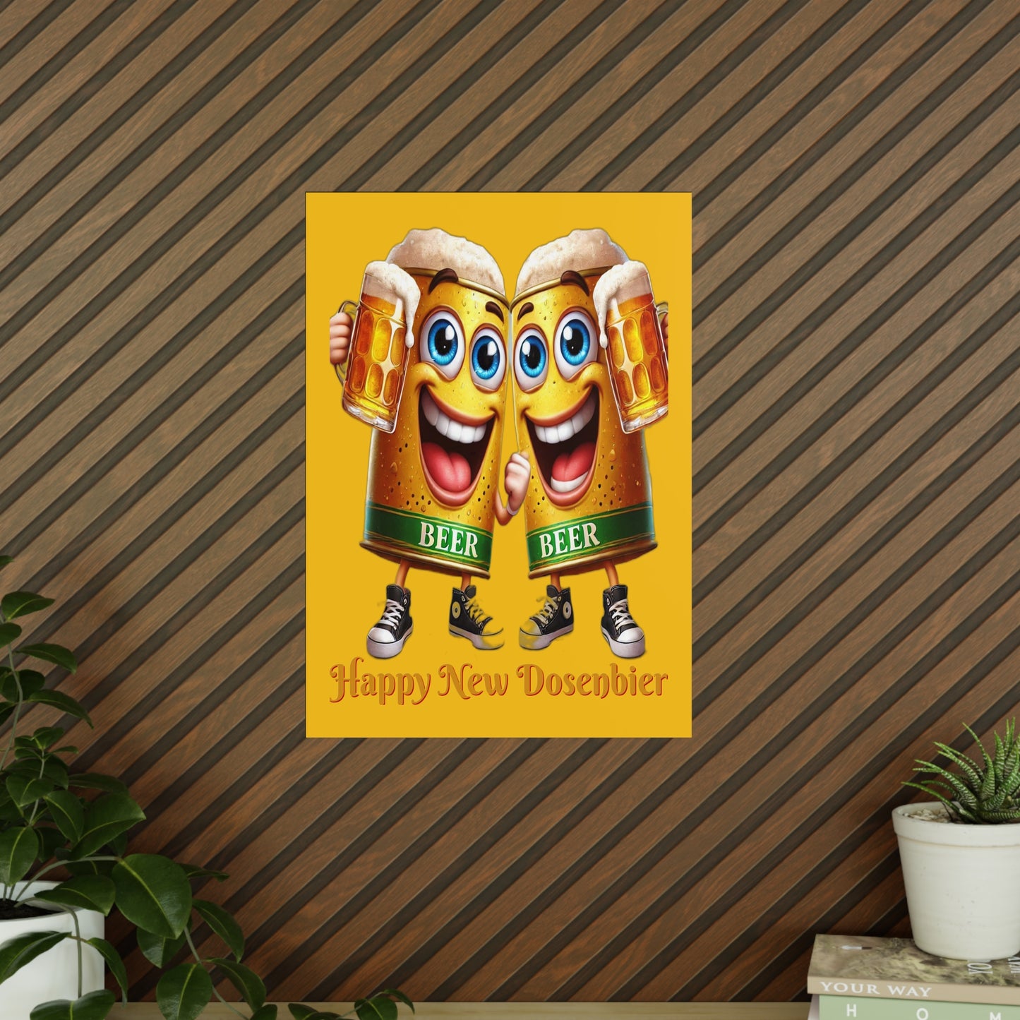 Happy New (Dosen-) Bier - Poster