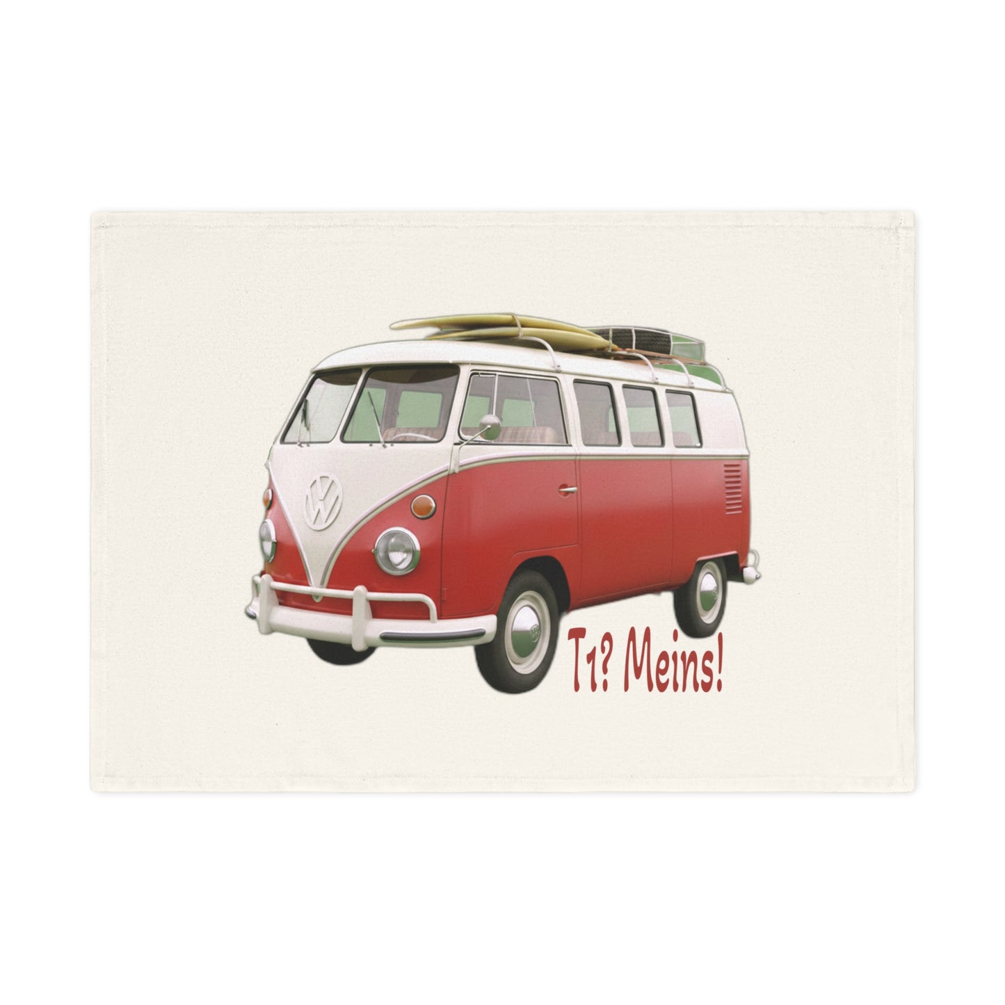 VW Bulli T1 rot - Geschirrtuch