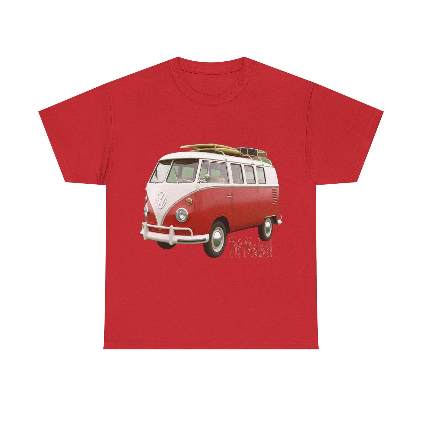 VW Bulli T1 rot - T-Shirt