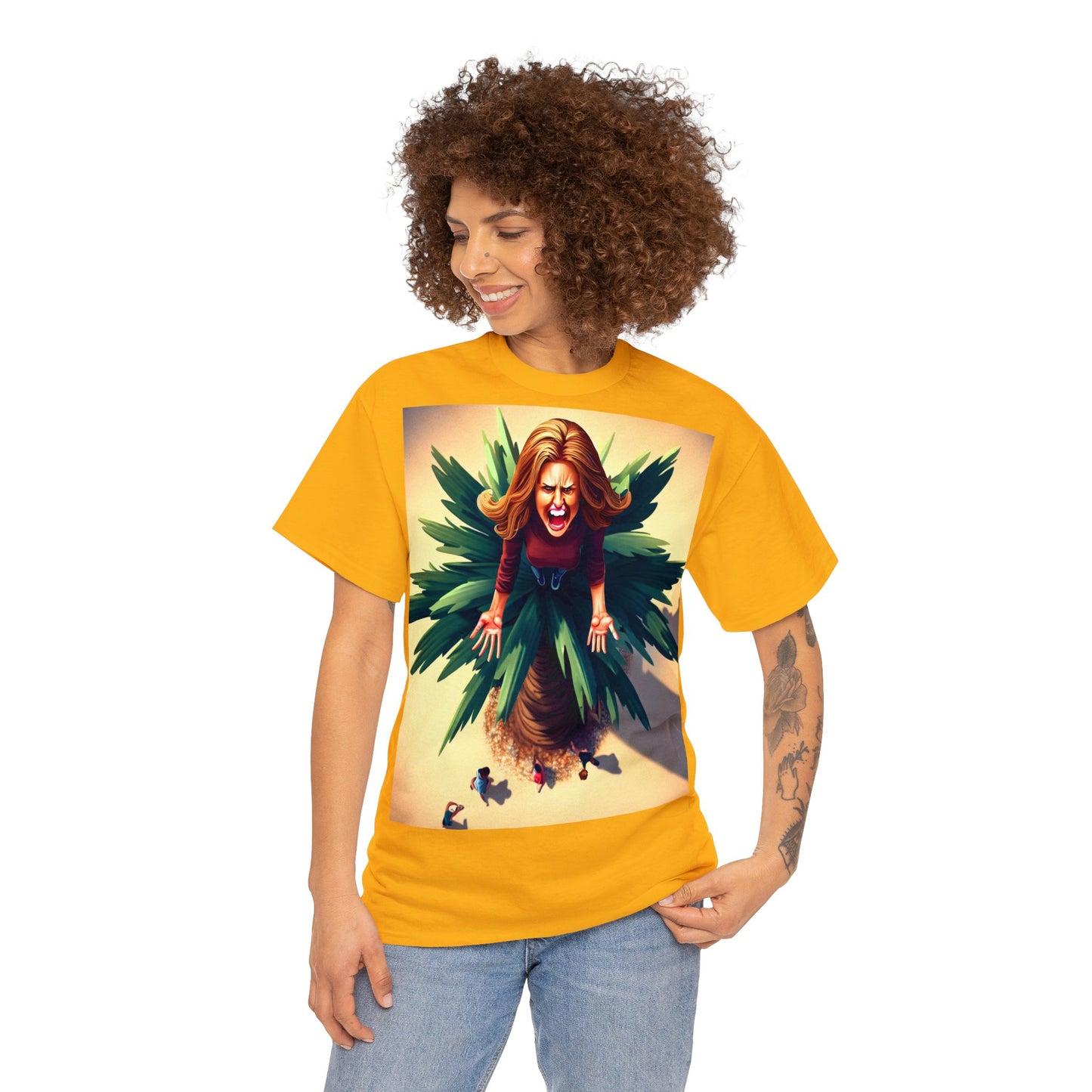 Auf Palme (Frau) - T-Shirt (Unisex)