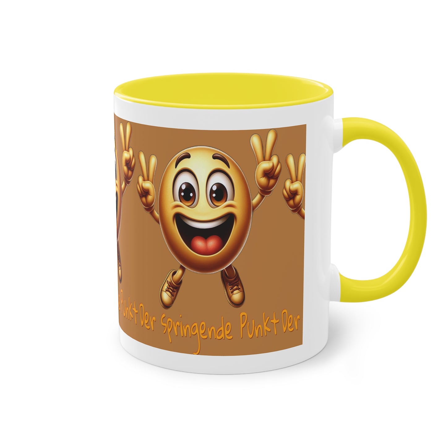 Springende Punkt (orange) - Tasse