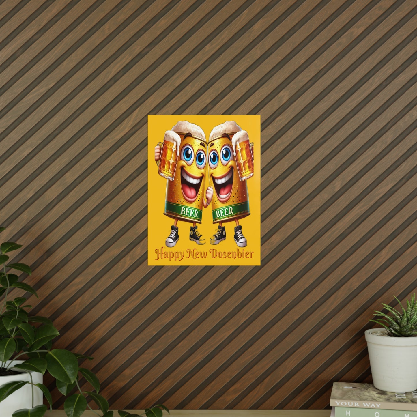 Happy New (Dosen-) Bier - Poster