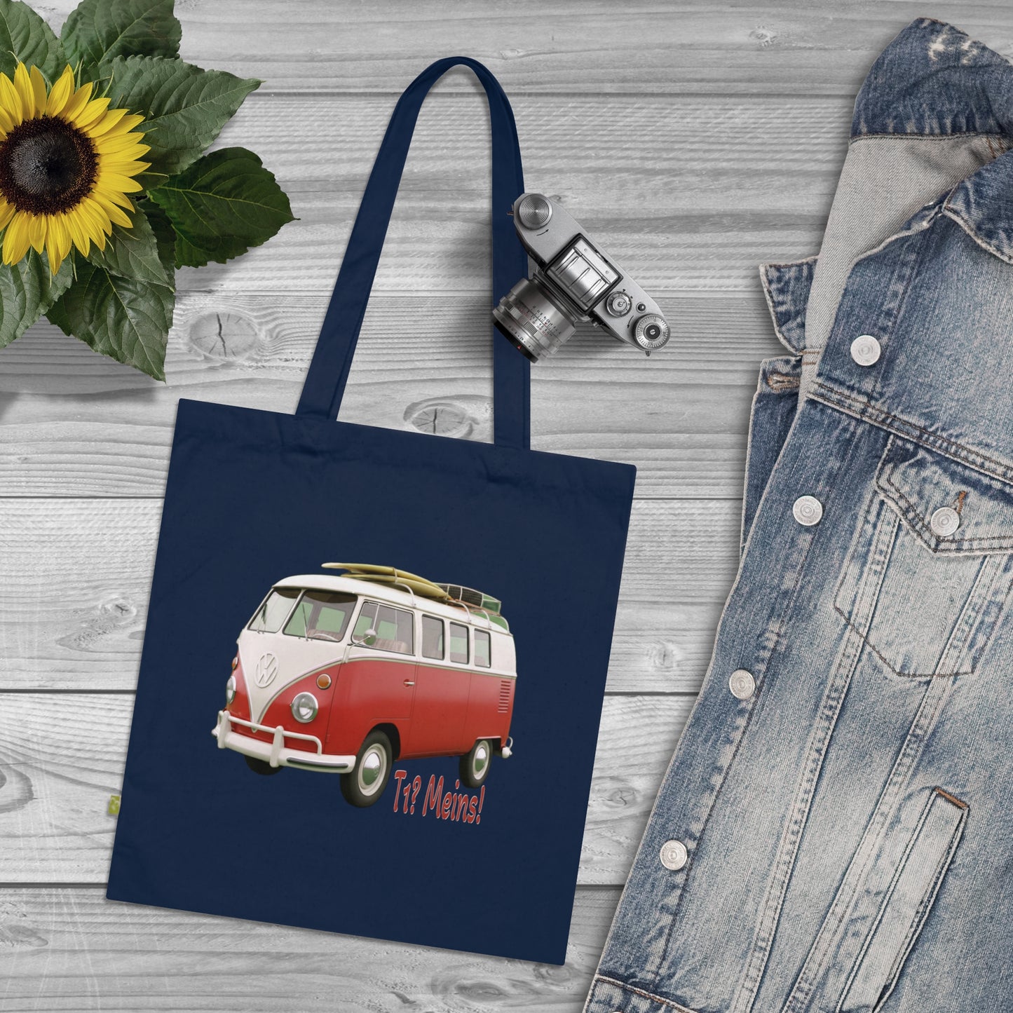 VW Bulli T1 rot - Bio-Bag