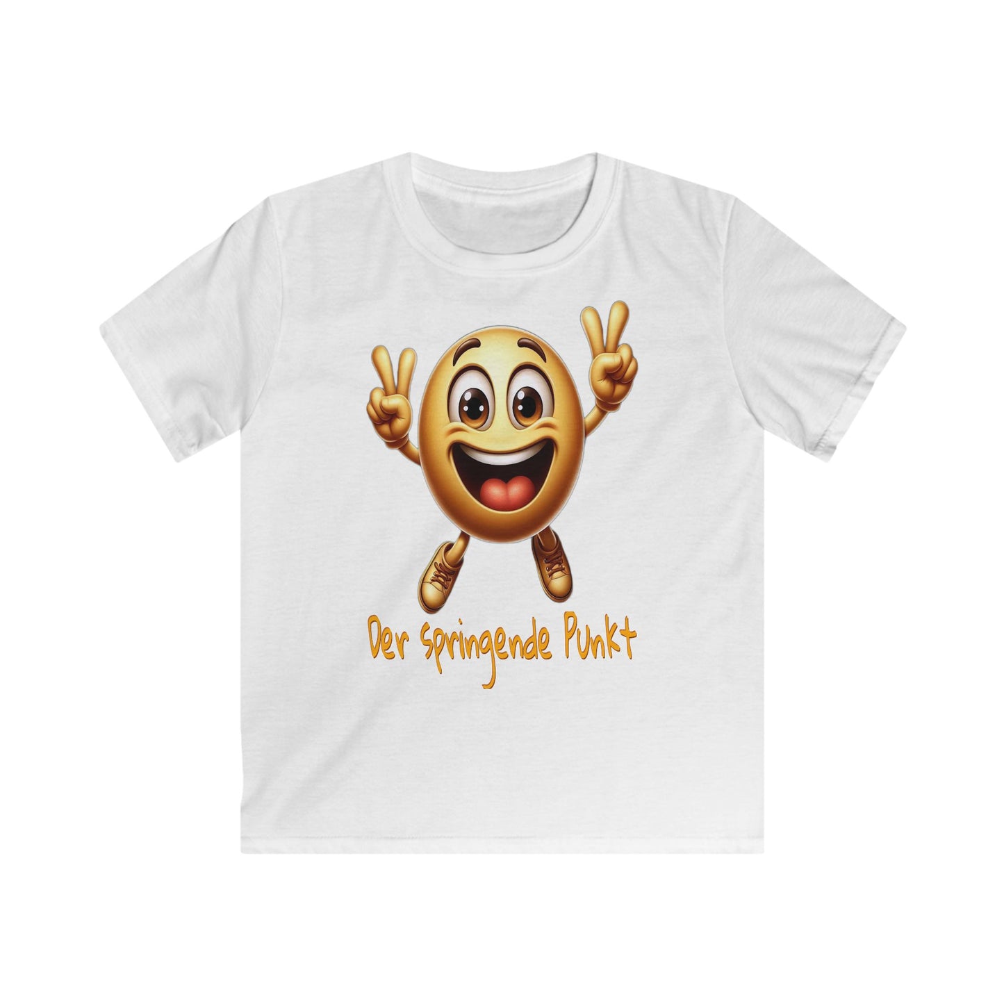 Springende Punkt (orange) - Kids T-Shirt