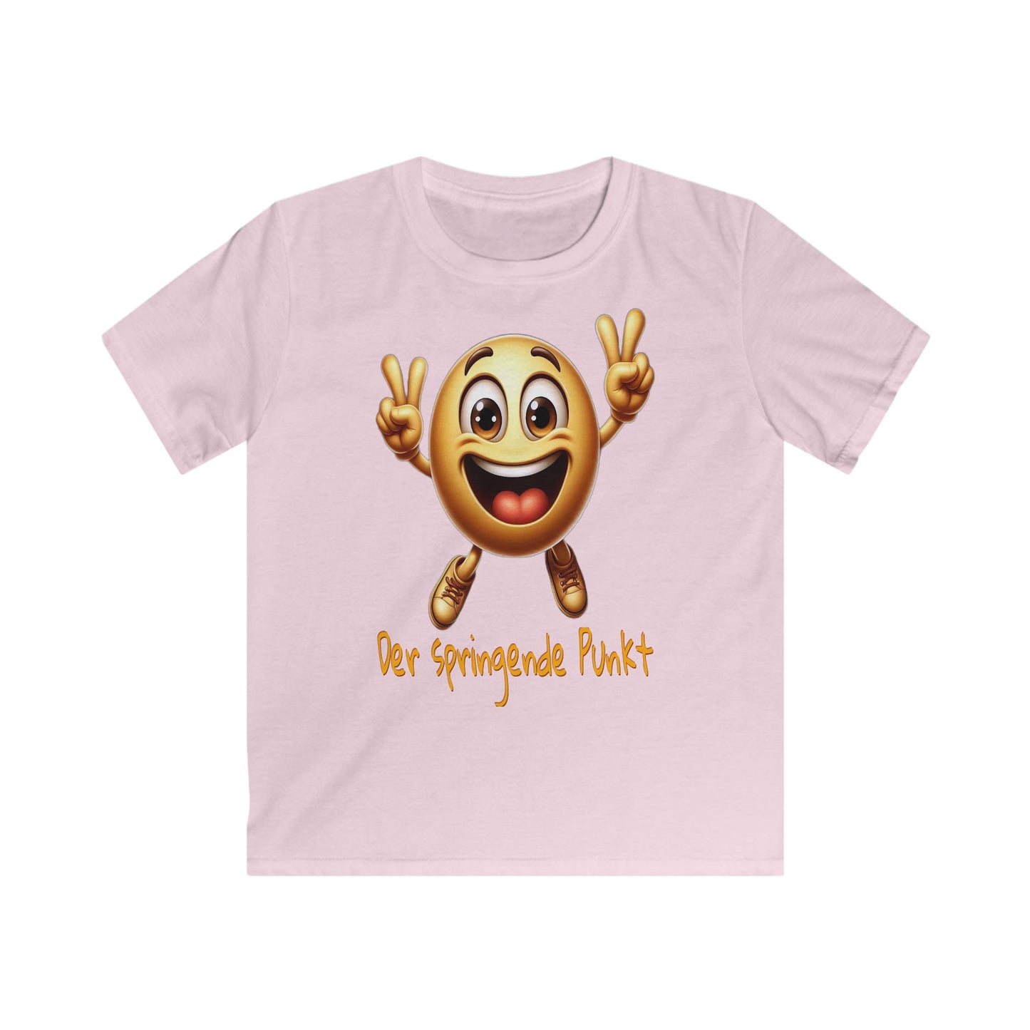 Springende Punkt (orange) - Kids T-Shirt