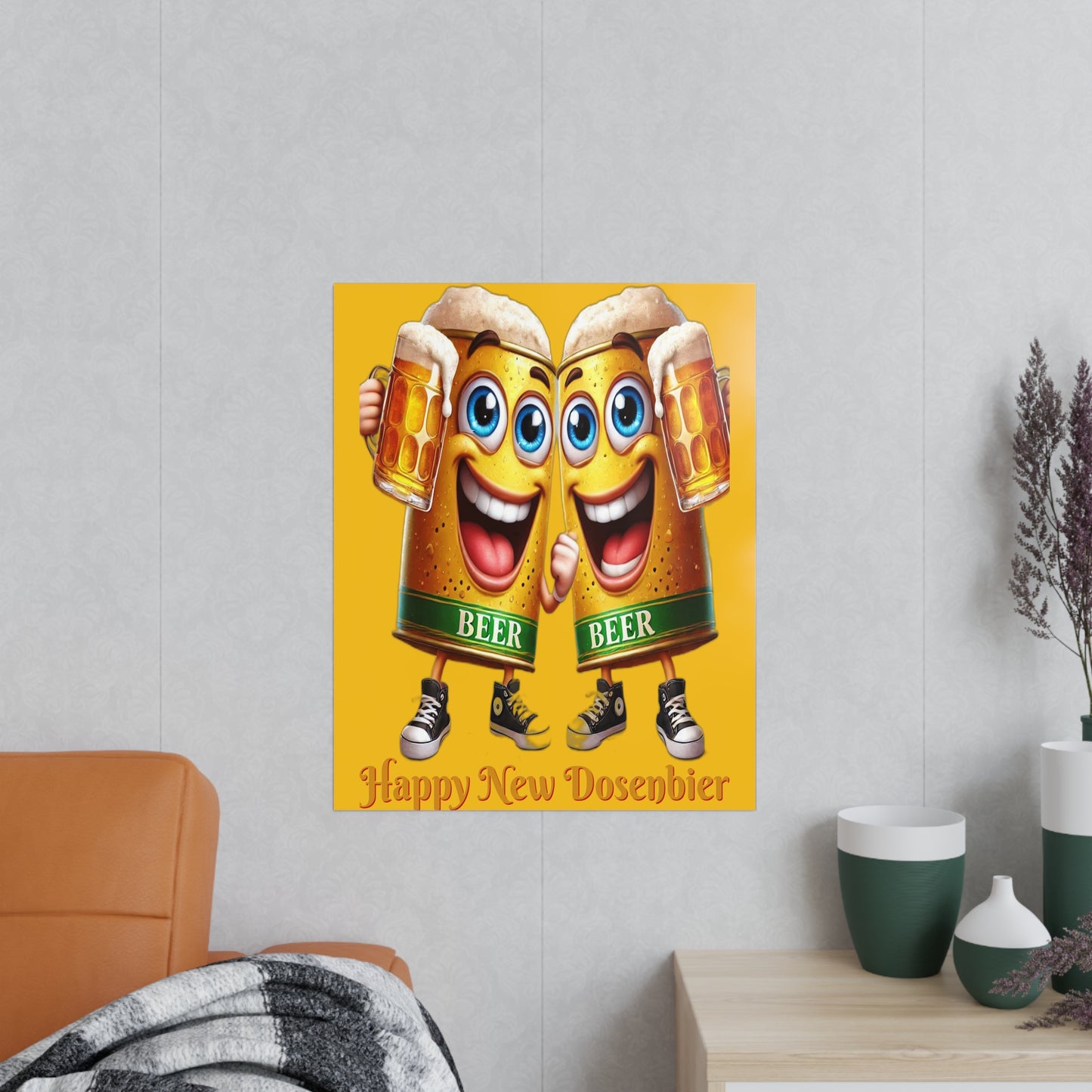 Happy New (Dosen-) Bier - Poster