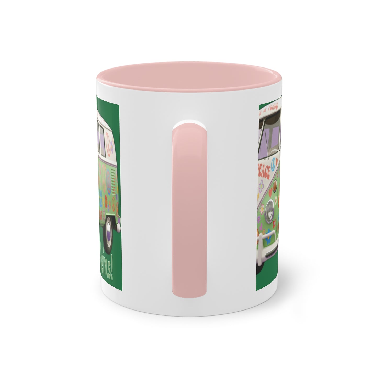 VW Bulli T1 grün - Tasse