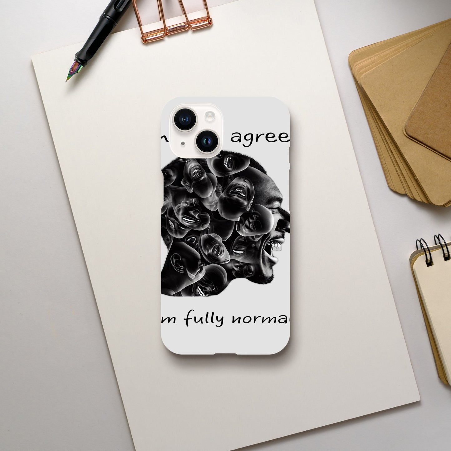 Fully normal (version men) - Phone cases